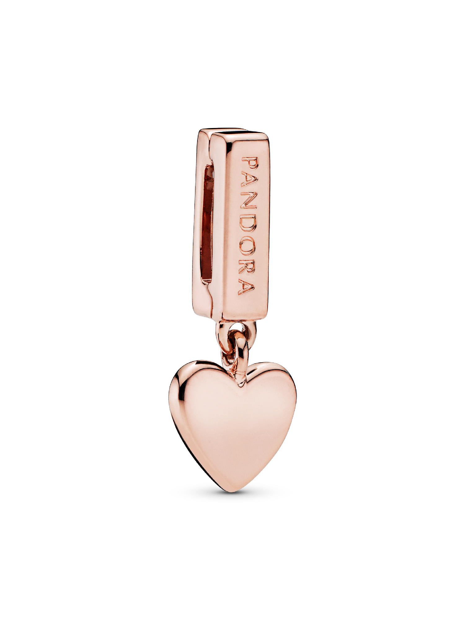 Coração Pendente Clip Charm