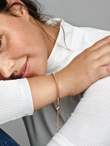 Pulseira Corrente Snake com Fecho Deslizante do Mickey