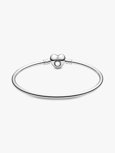 Bracelete Rígido com Fecho de Coração