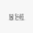 Ice cube silver stud earrings with clear cubic zirconia Ice cube silver stud earrings with clear cubic zirconia