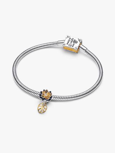 Charm Pendente Lírio-d'Água da Princesa Tiana Disney
