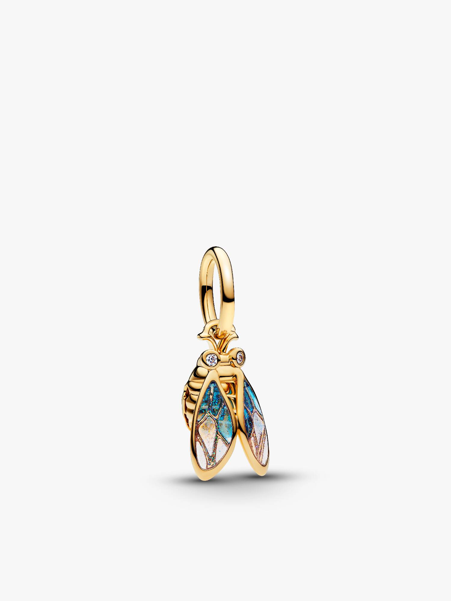 Charm pendente de cigarra.