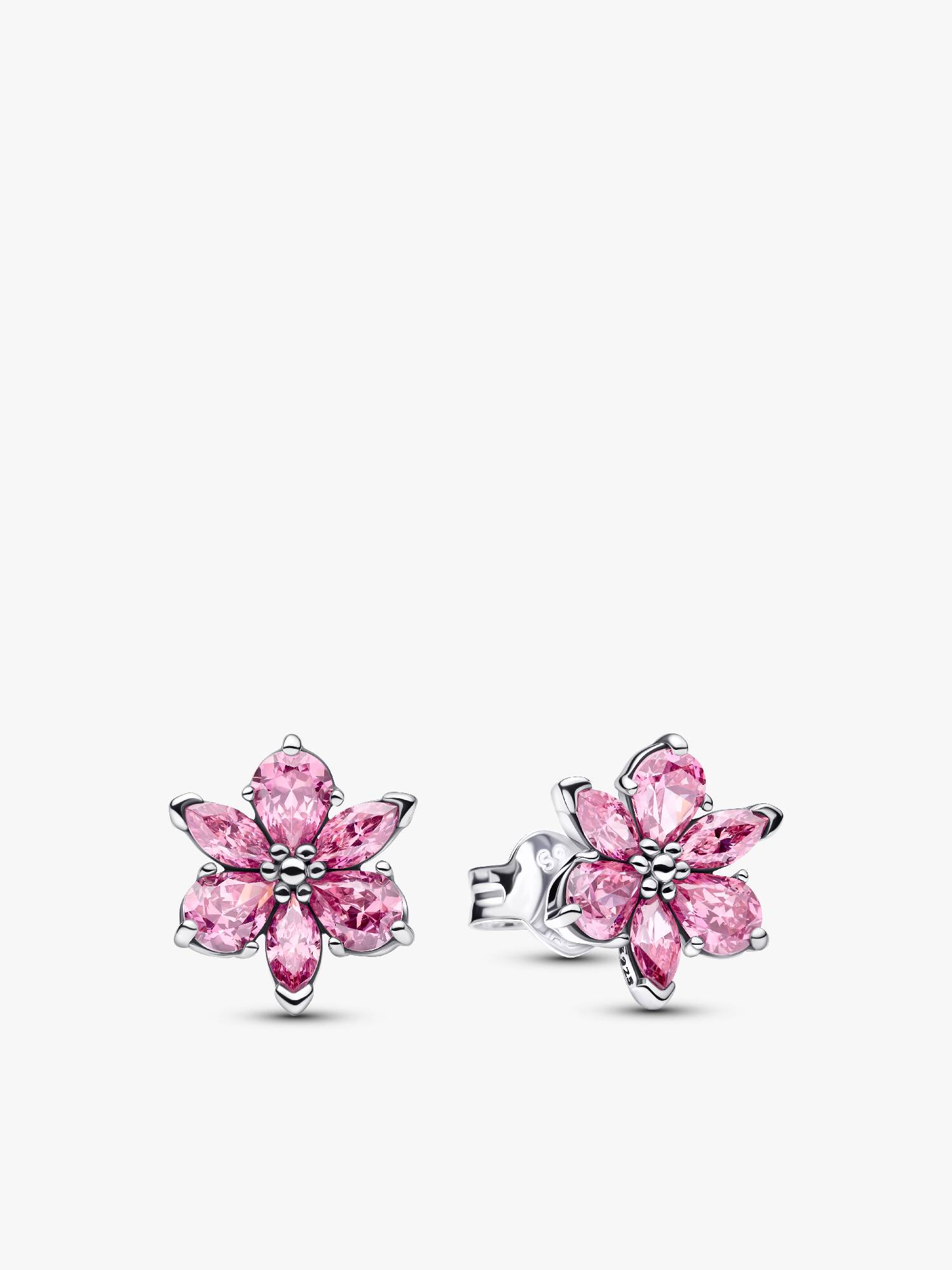 Brincos Riqueza Botânica Rosa Brilhante