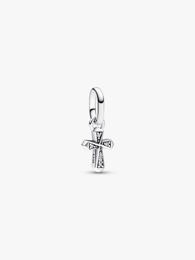 Charm Mini Pingente Cruz Brilhante Pandora ME