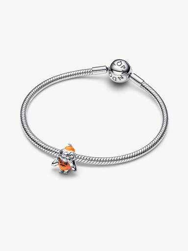 Charm de abóbora de Halloween do Stitch da Disney