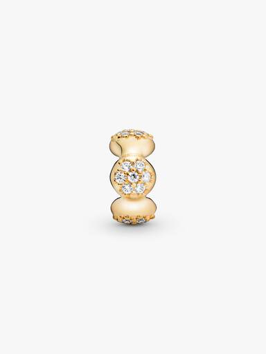 Modern LovePods PANDORA Shine spacer with clear cubic zirconia