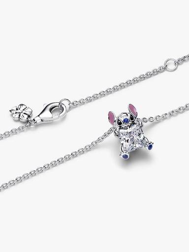 Colar Stitch e Pedra Brilhante Disney