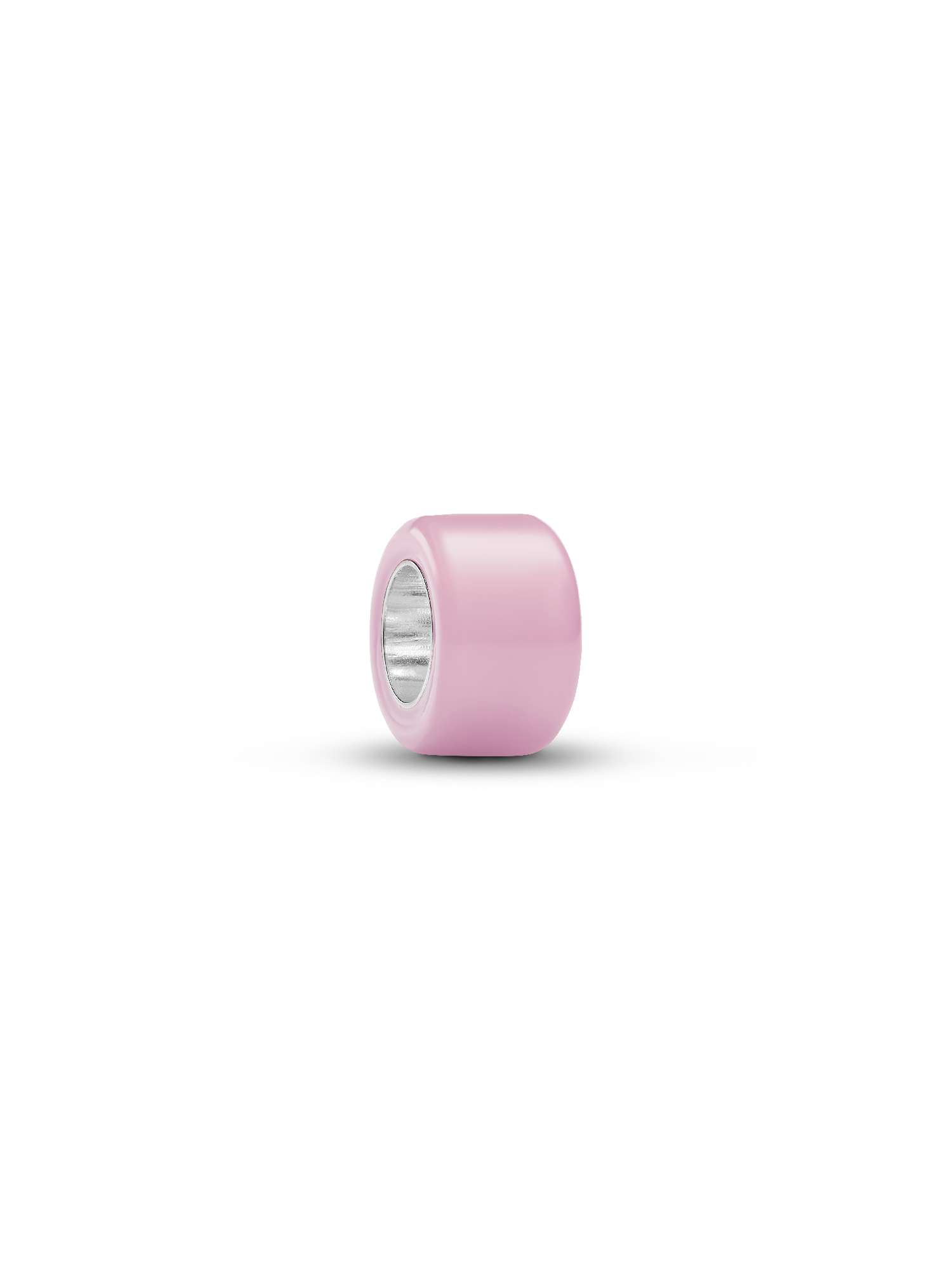 Mini Charm em Vidro de Murano Rosa