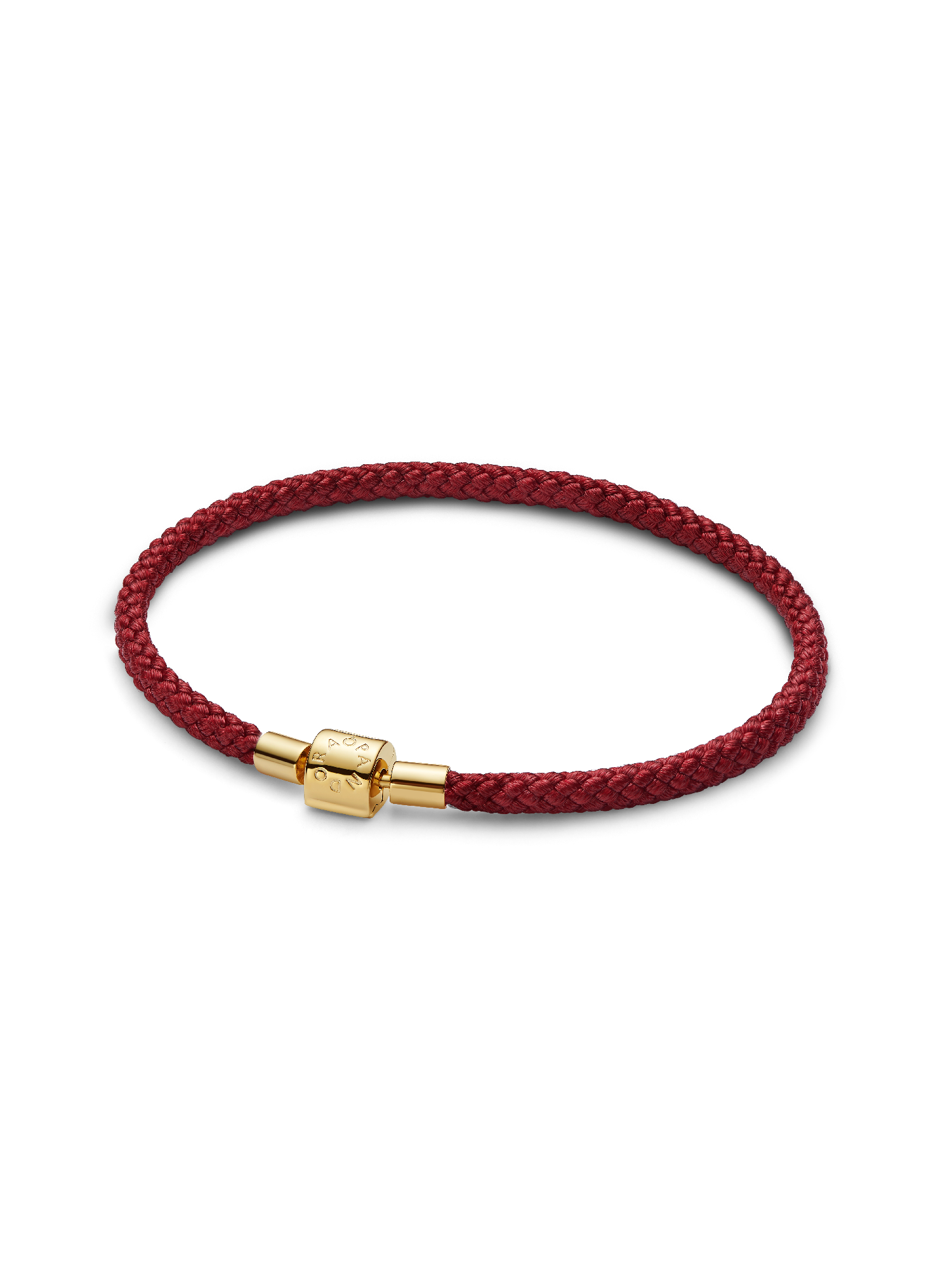 Pulseira de Cordão Vermelho Cintilante