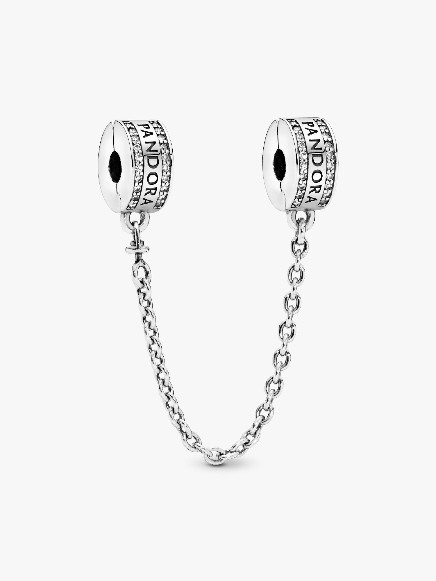 Clip charm de corrente de segurança com logotipo