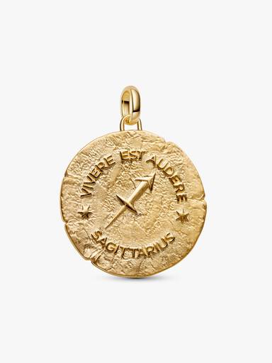 Charm Medalhão Maxi do Zodíaco do Signo de Sagitário