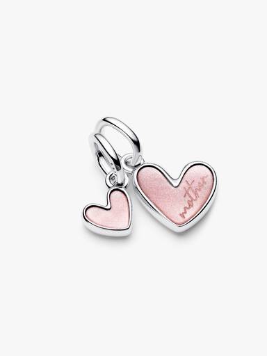 Charm pendente divisível para mãe e filha