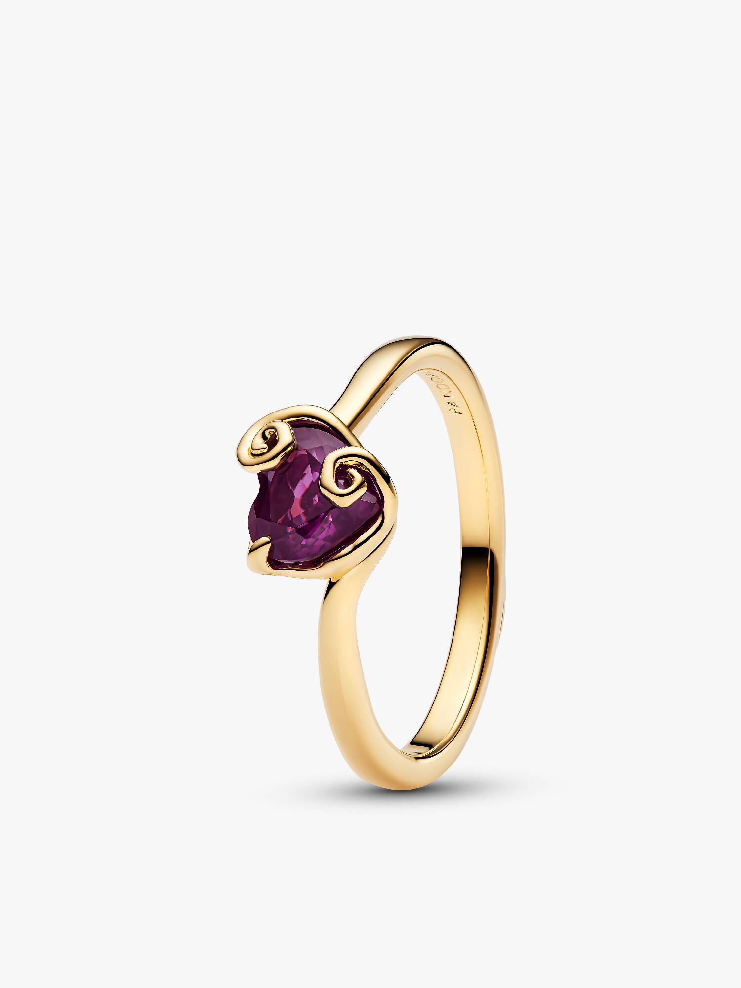 Anel Sally de O Estranho Mundo de Jack da Disney em coração roxo