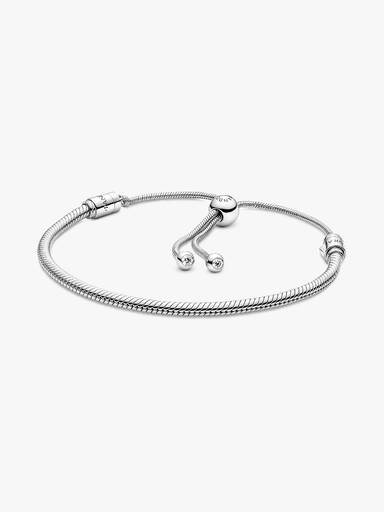 Pulseira Corrente Snake com Fecho Deslizante
