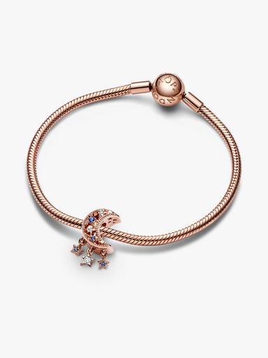 Charm Estrela e Lua Crescente