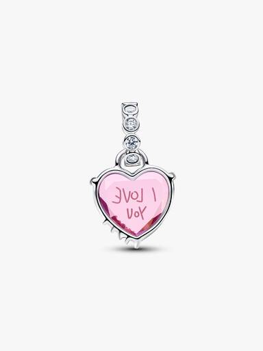 Charm pendente “Eu te amo, mãe”.