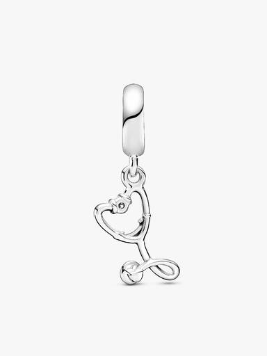Charm pendente Estetoscópio e Coração
