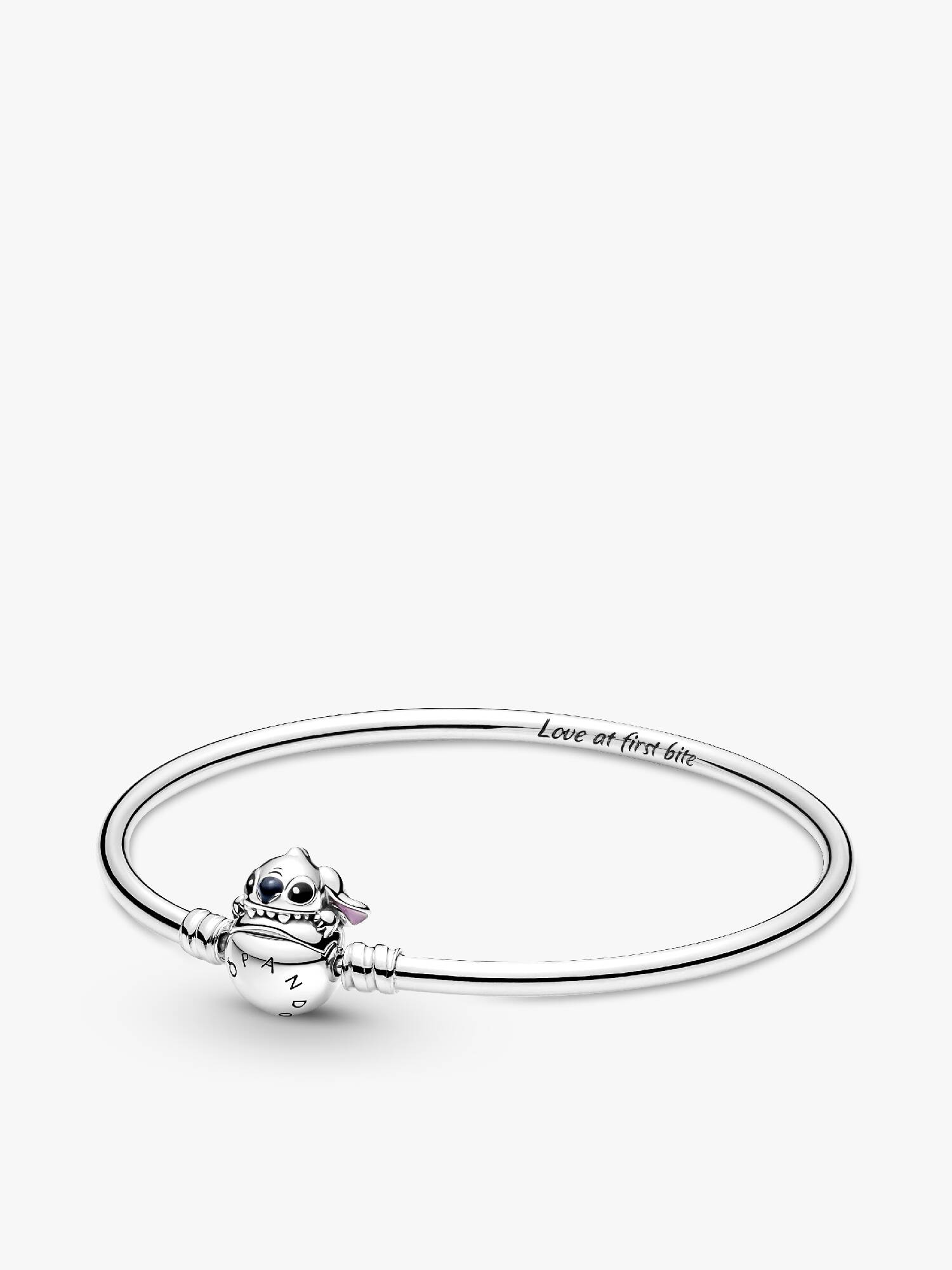 Bracelete Rígido com Fecho Mordida do Stitch