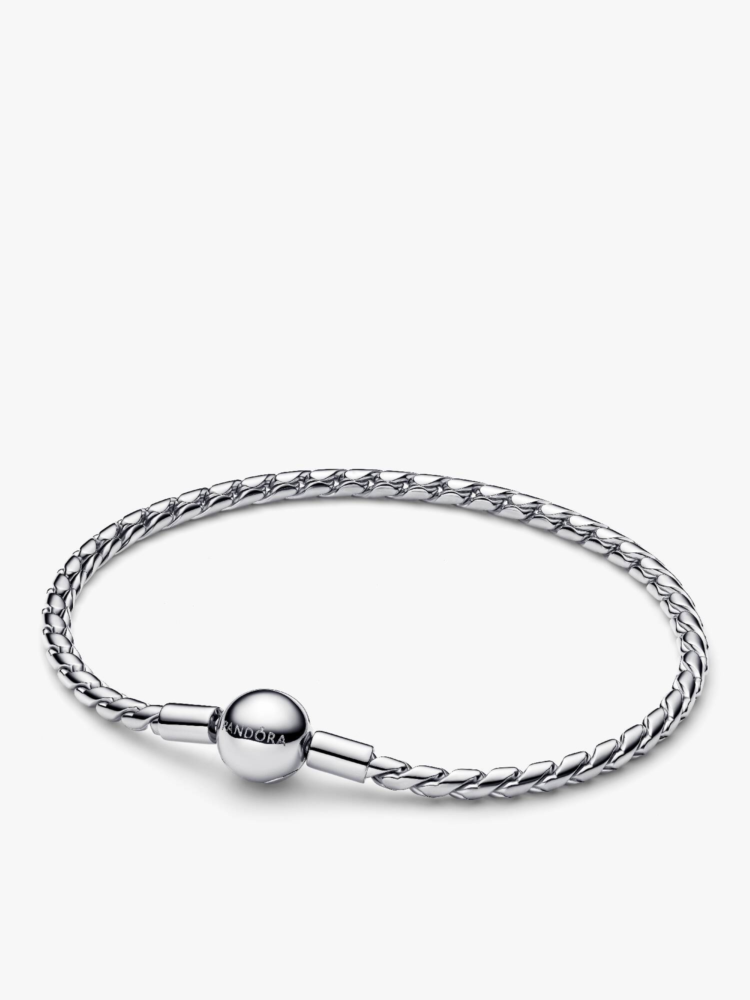Pulseira Corrente Texturizada e Fecho Esférico