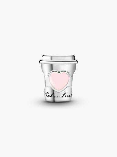 Charm Xícara de Café Faça uma Pausa
