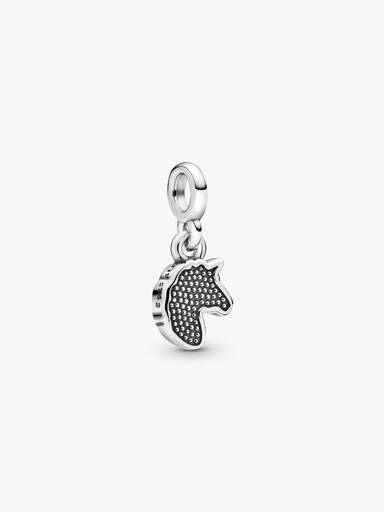 Unicorn sterling silver mini dangle