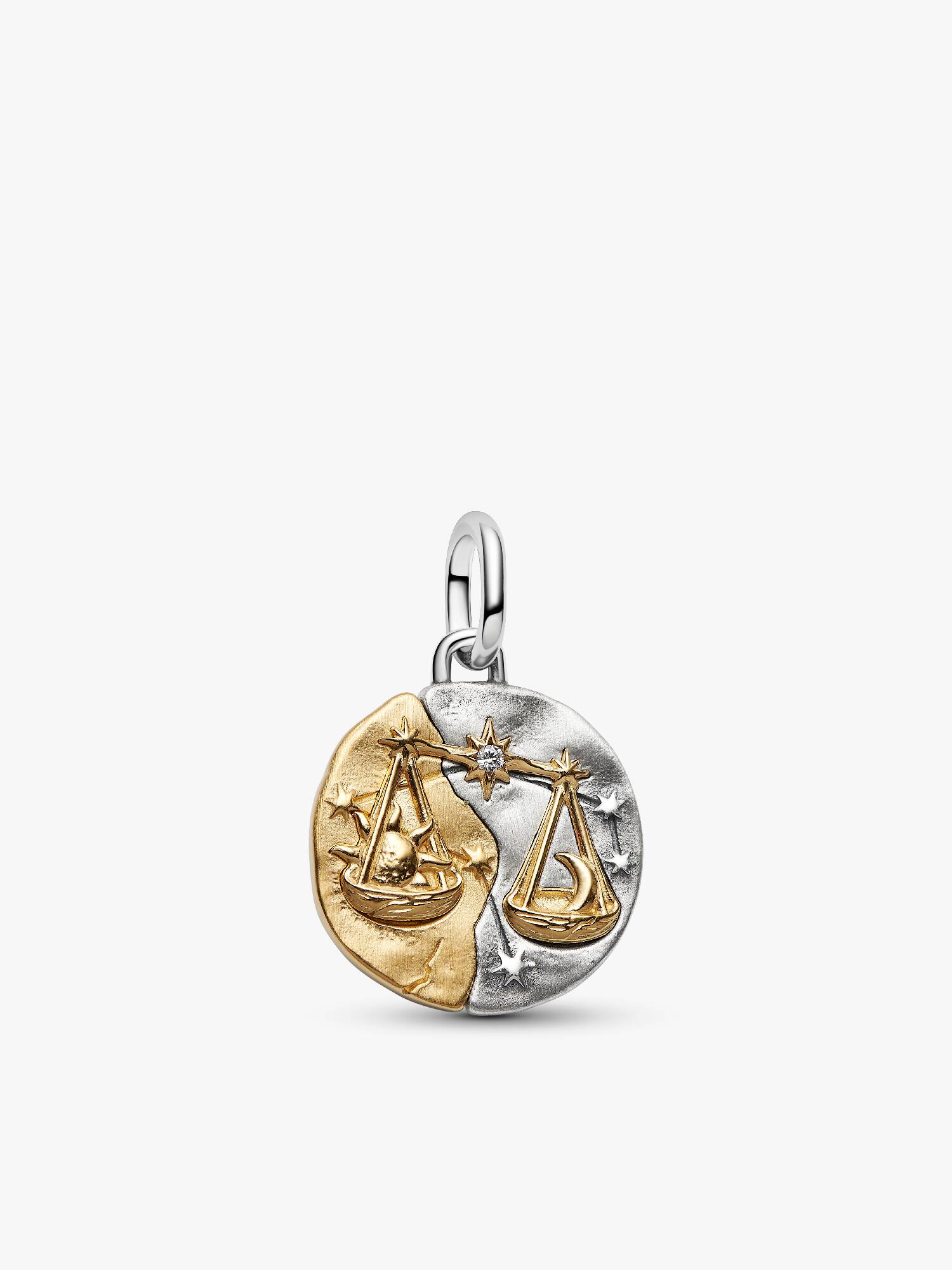 Charm Medalhão do Zodíaco do signo de Libra
