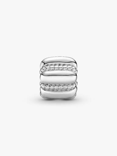 Dots e Ridges Barrel Charm