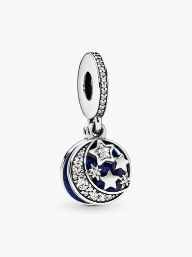 Charm Pendente da Lua e do Céu Azul