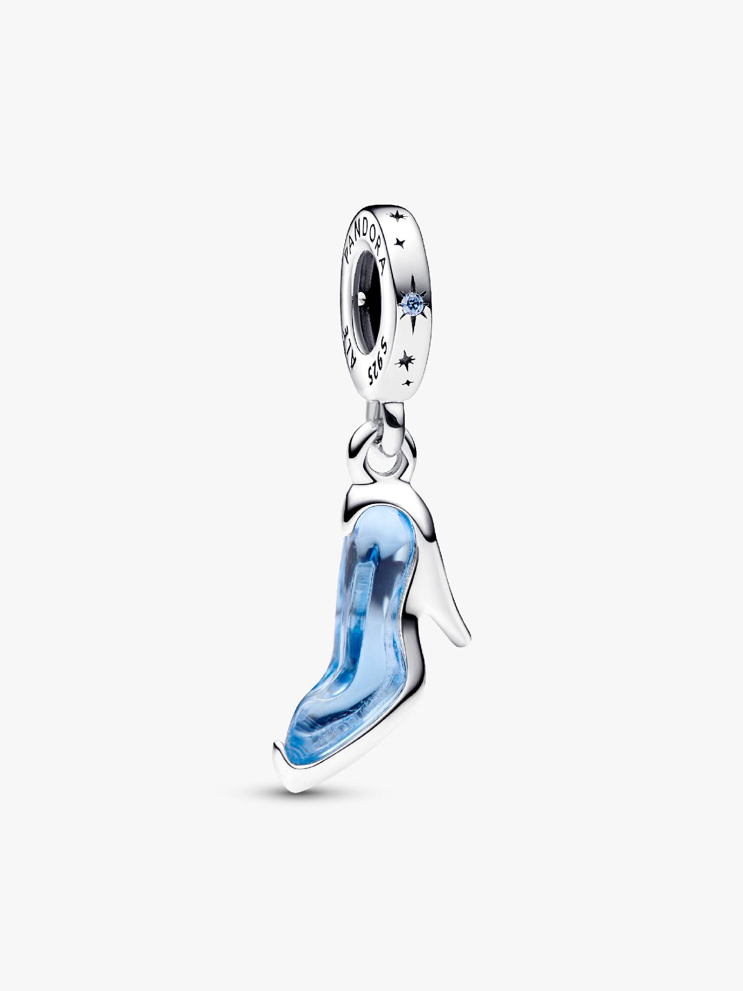Charm Pendente de Sapatinho de Vidro da Cinderela da Disney.