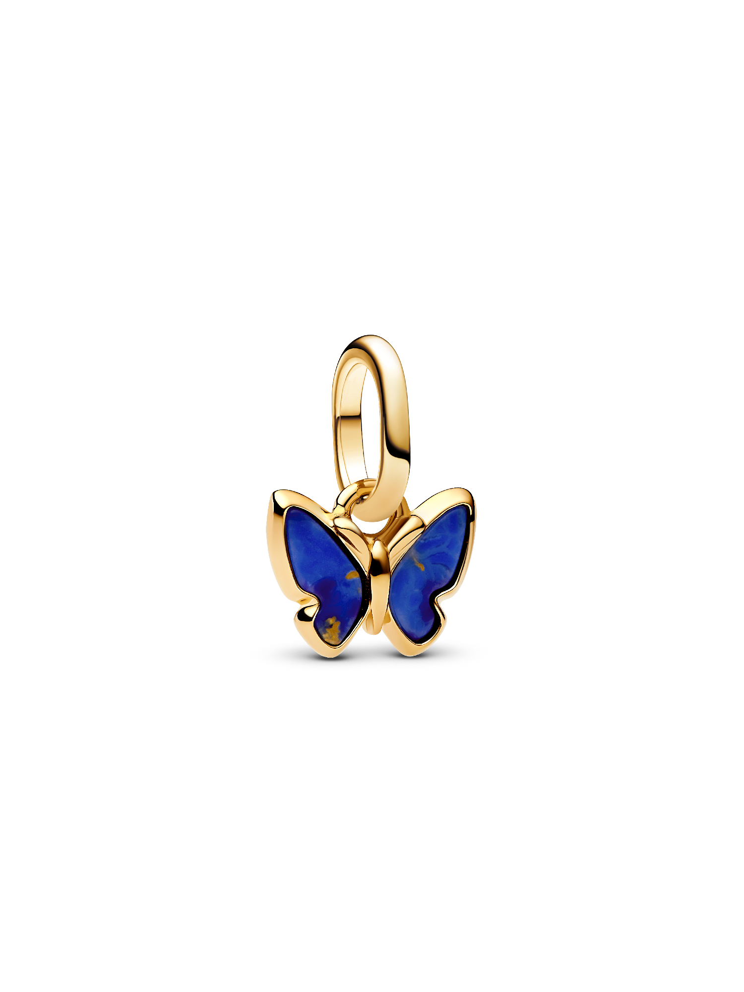 Mini charm pendente de borboleta azul