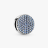Sterling silver clip charm with moonlight blue crystal and icy blue crystal Sterling silver clip charm with moonlight blue crystal and icy blue crystal