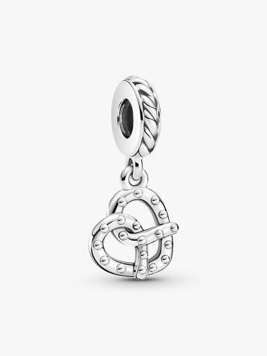 Charm pendente de pretzel