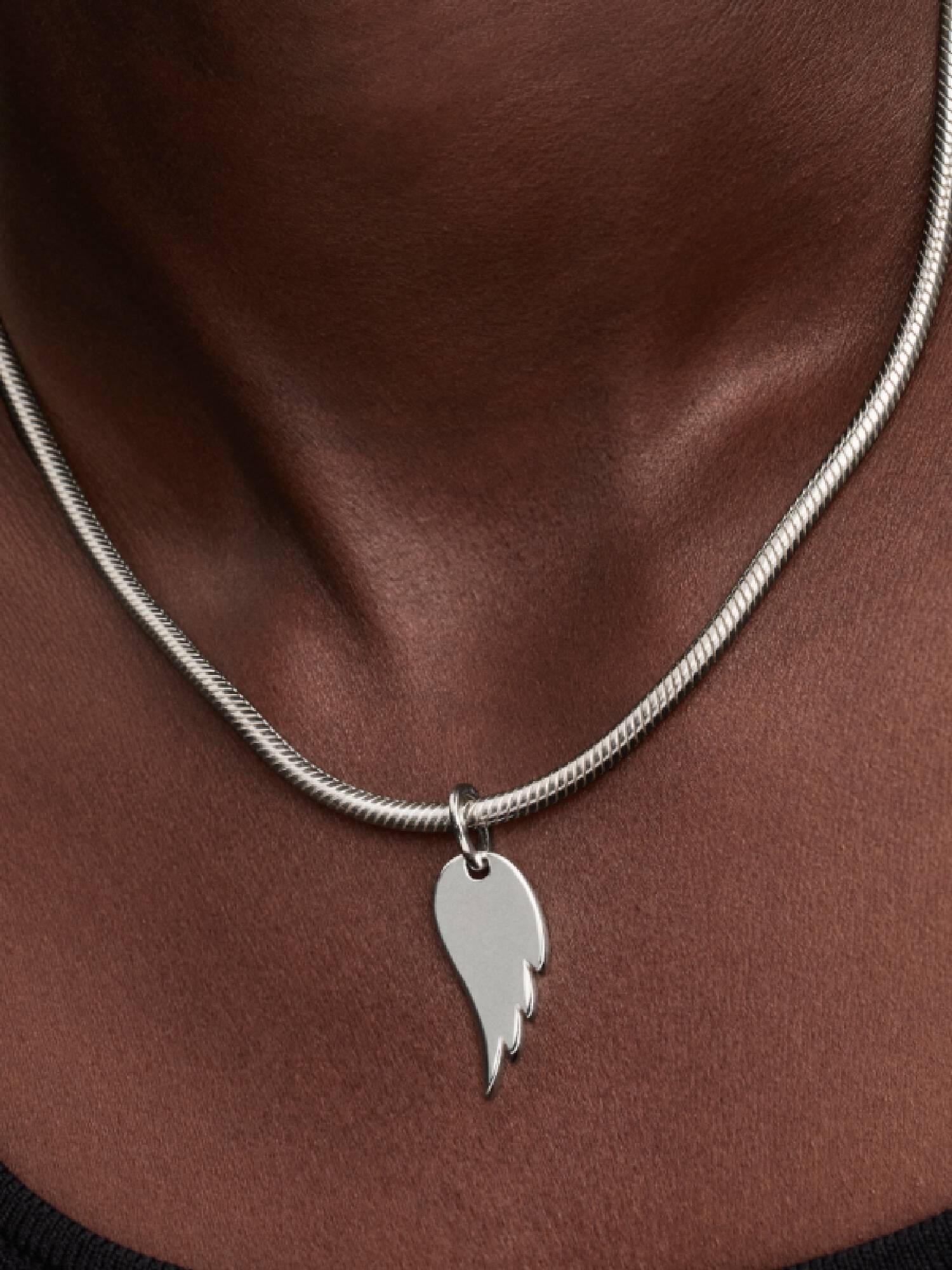 Plaquinha de asa de anjo gravável
