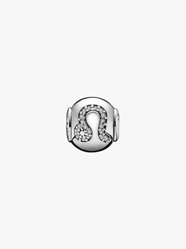 LEO ESSENCE COLLECTION charm in silver with cubic zirconia