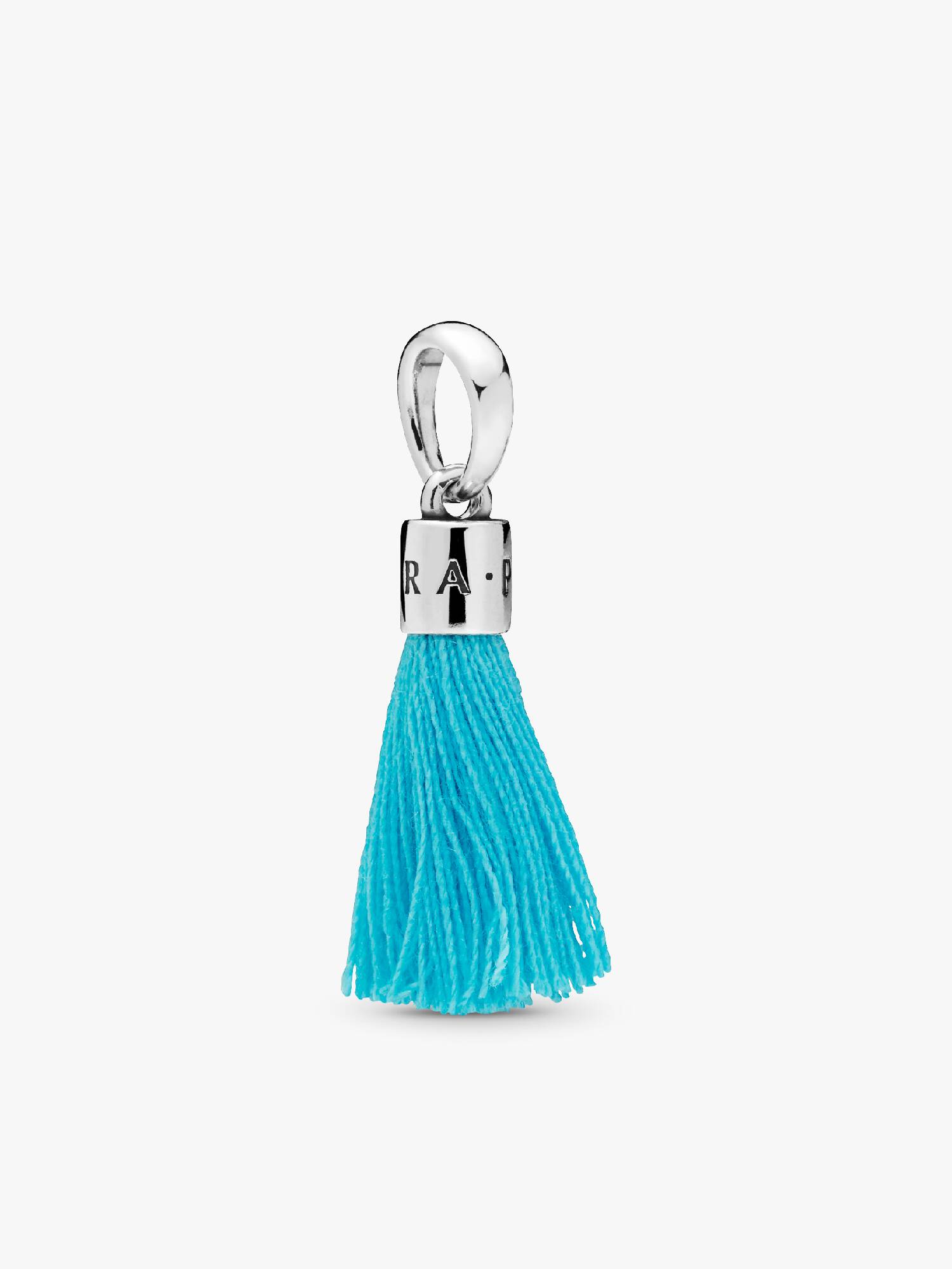 Turquoise Tecido Tassel Charm Pendente