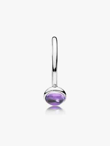 Anel Poetic Droplet, Roxo Zircônia Cúbica