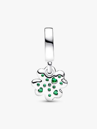 Charm pendente de trevo de quatro folhas