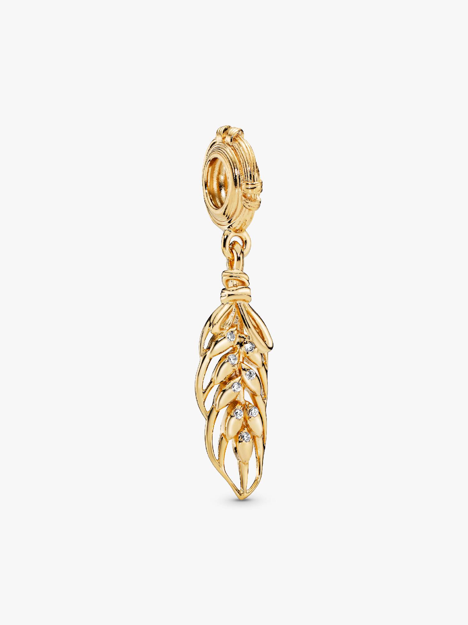 Wheat Grain Charm Pendente