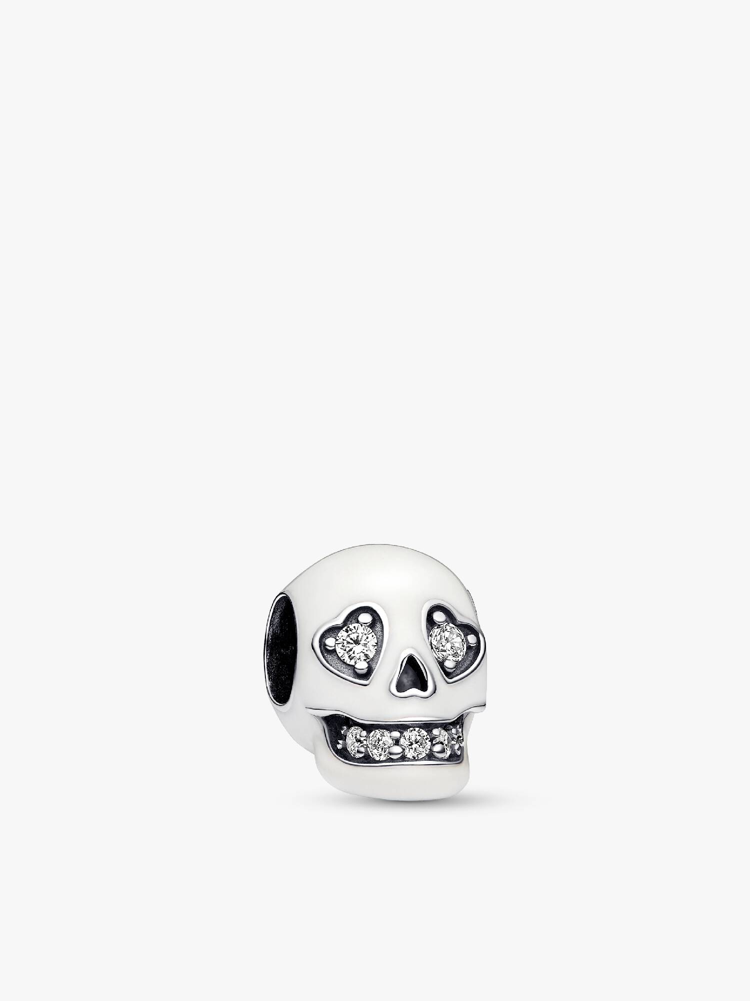 Charm de caveira que brilha no escuro