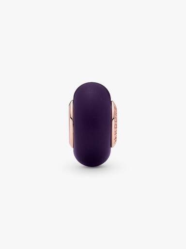 Charm de Vidro Murano Roxo Fosco
