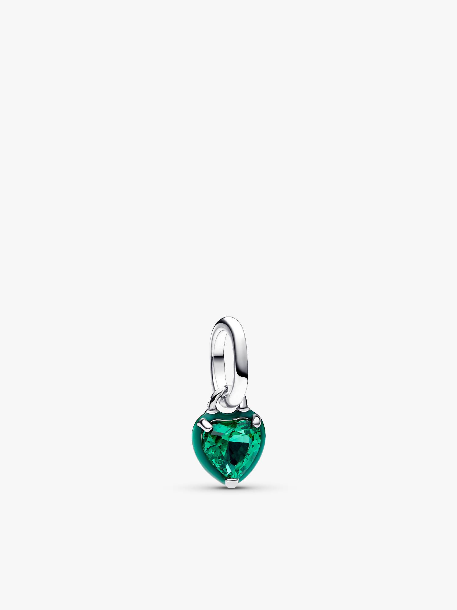 Mini Charm Pendente Coração Chakra Verde Pandora Me
