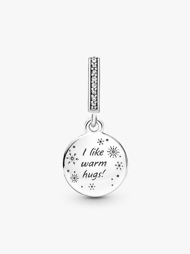Disney Frozen Snow Olaf Duplo Charm Pendente