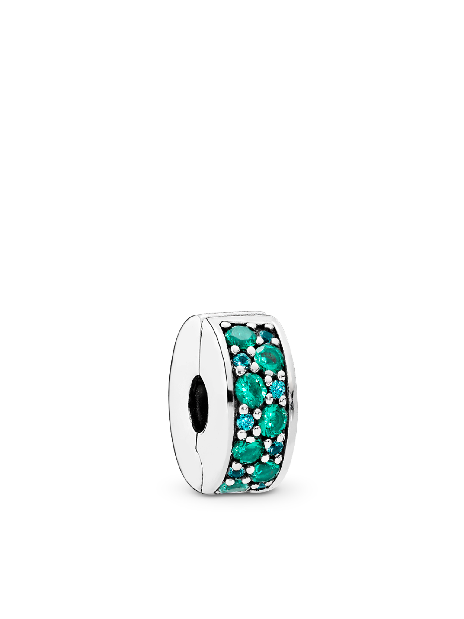 Clip Charm Pavê Verde