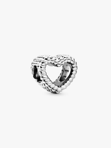 Charm Coração com Esferas