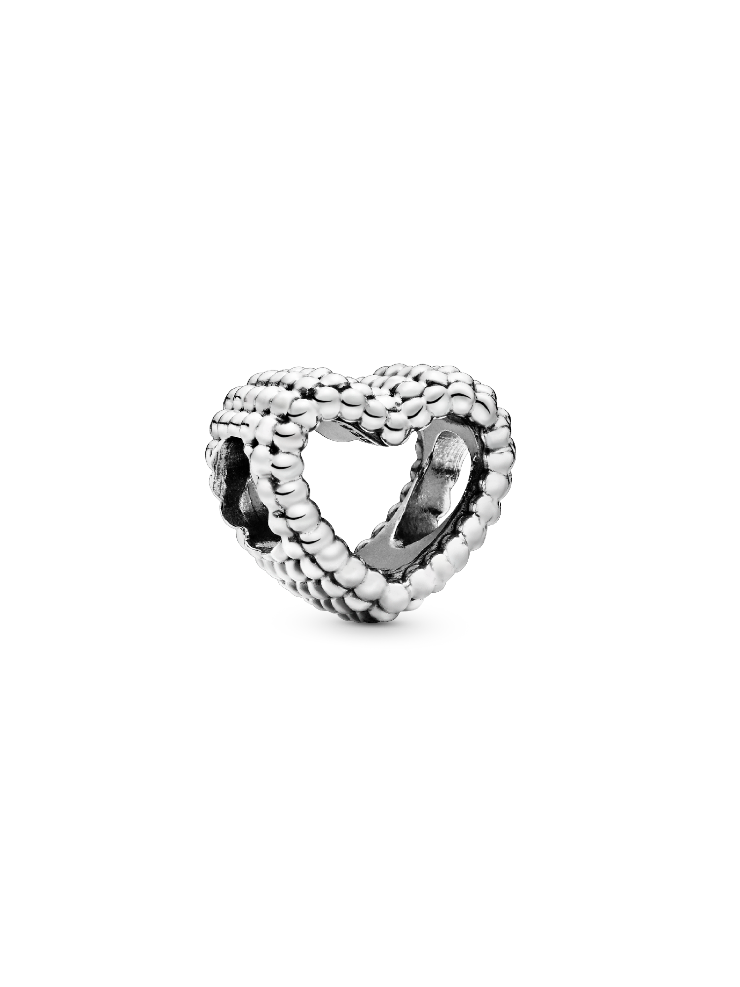 Charm Coração com Esferas