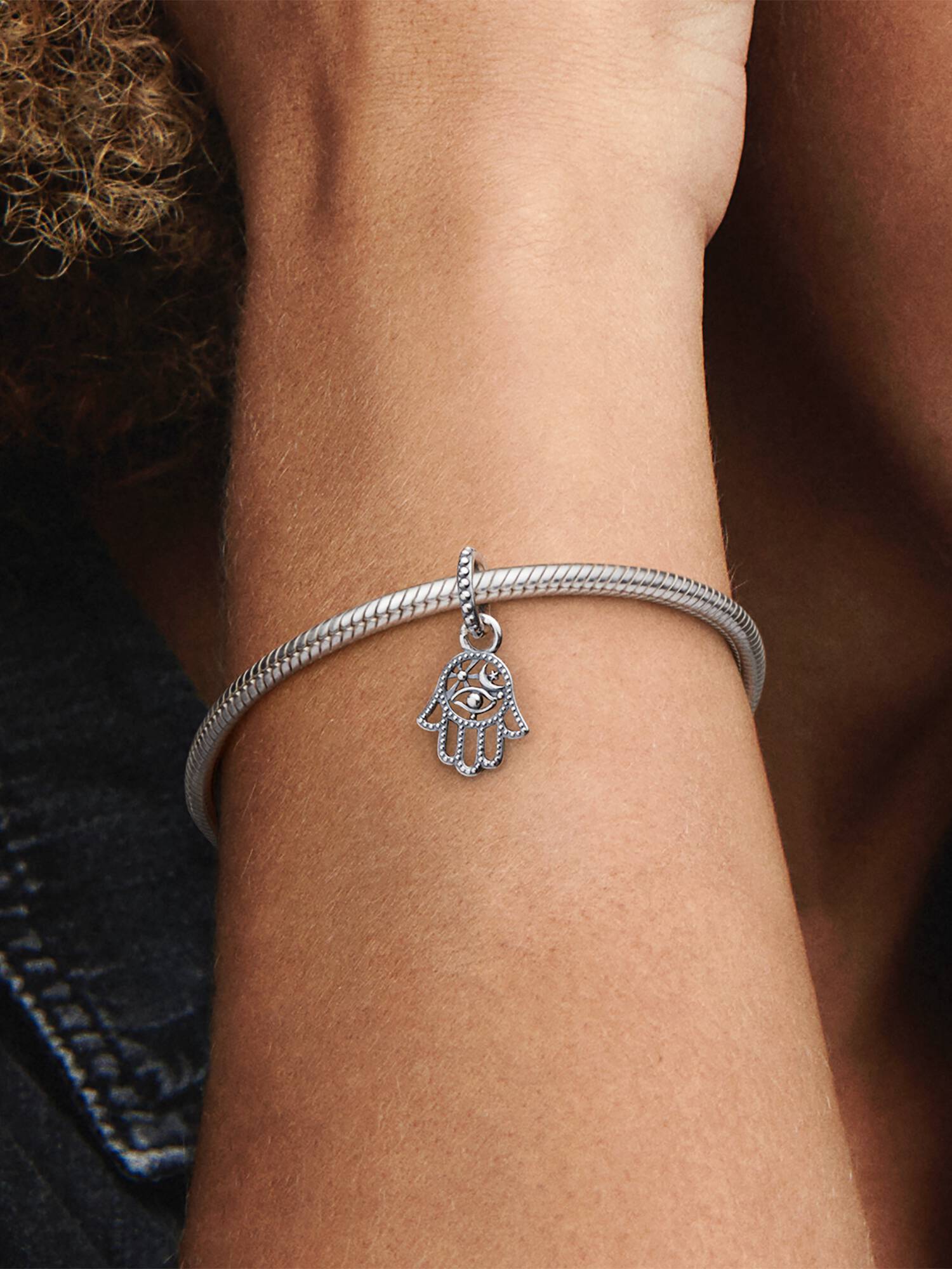 Charm Pendente Mão de Hamsa Protetora