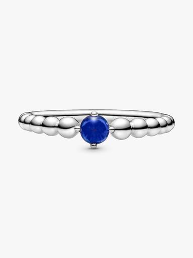 Anel Mar Azul Beaded