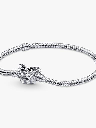 Pulseira Corrente snake com Fecho Borboleta