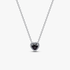 Colar Coração Preto Elevado Colar Coração Preto Elevado