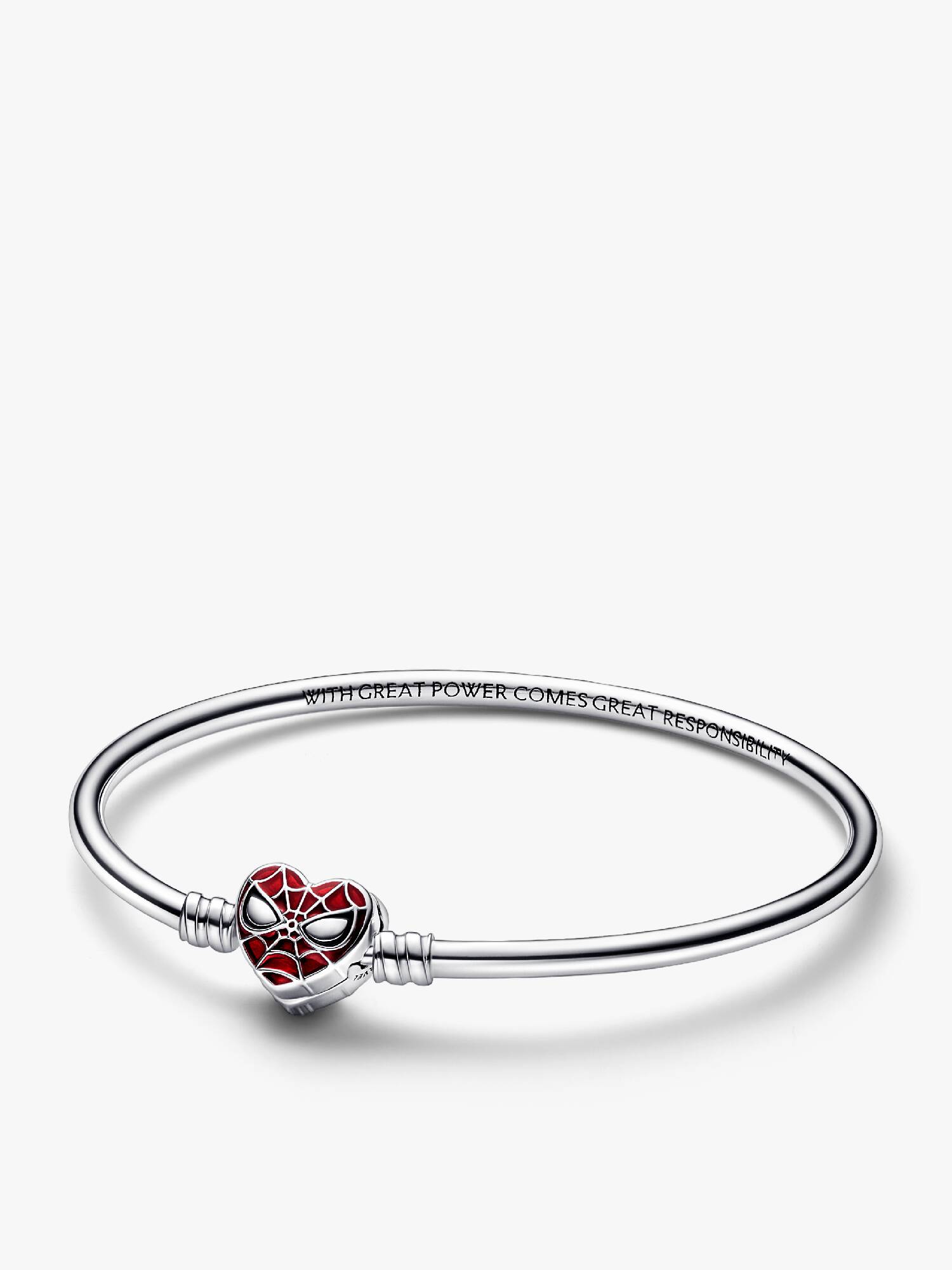 Bracelete Pandora Moments com Fecho de Máscara do Homem-Aranha da Marvel